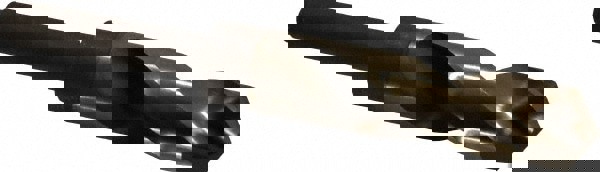 Reduced Shank Drill Bit: 57/64'' Dia, 1/2'' Shank Dia, 118 0, Cobalt